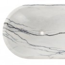 Syrinfarget marmorservant Lillac 40/57,5/14,5 cm polert thumbnail