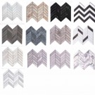 LILAC MARMOR CHEVRON MOSAIKK 24,1x 29,1x 1 CM thumbnail