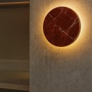 Rosso Levanto Moon Marmor Vegglampe  thumbnail