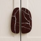 Rosso Levanto Cloud Marble Møbel håndtak thumbnail