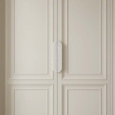 Bianco Carrara Slim L møbelhåndtak